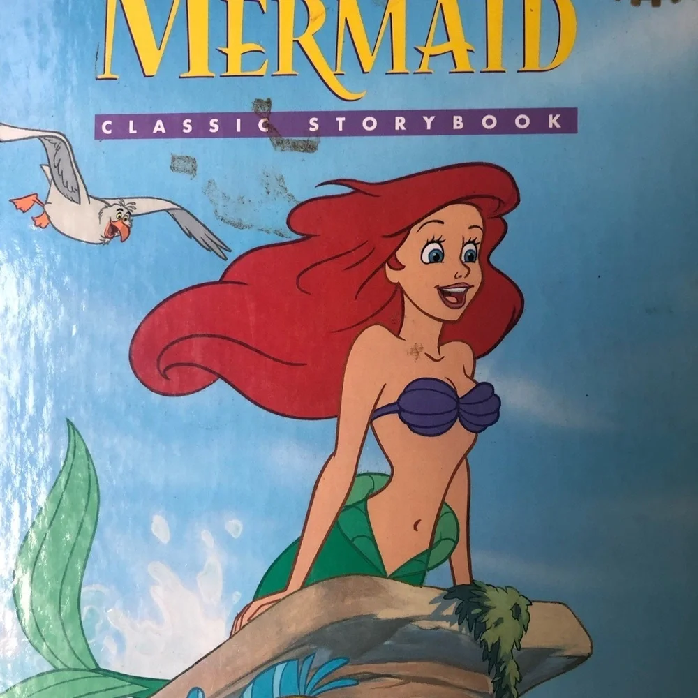 Disney “The Little Mermaid” hardback book